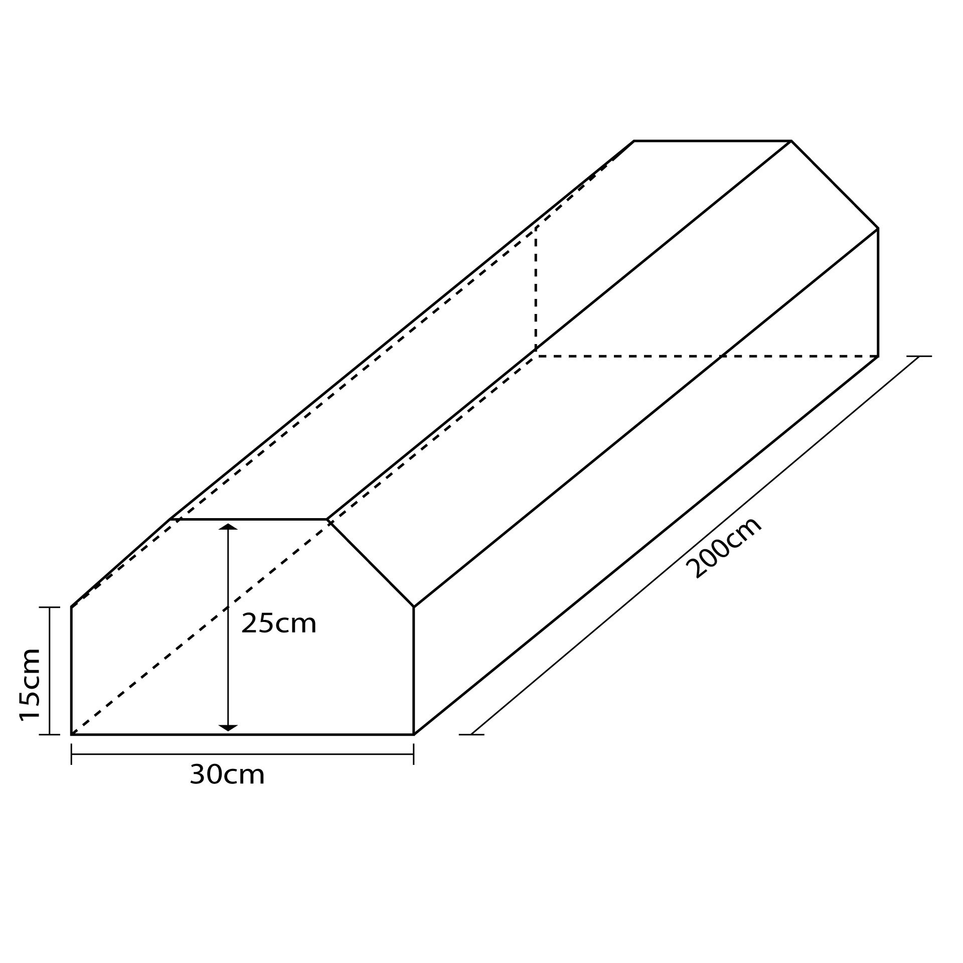 barra equilibrio de espuma 200 x 30 x 25 cm 1