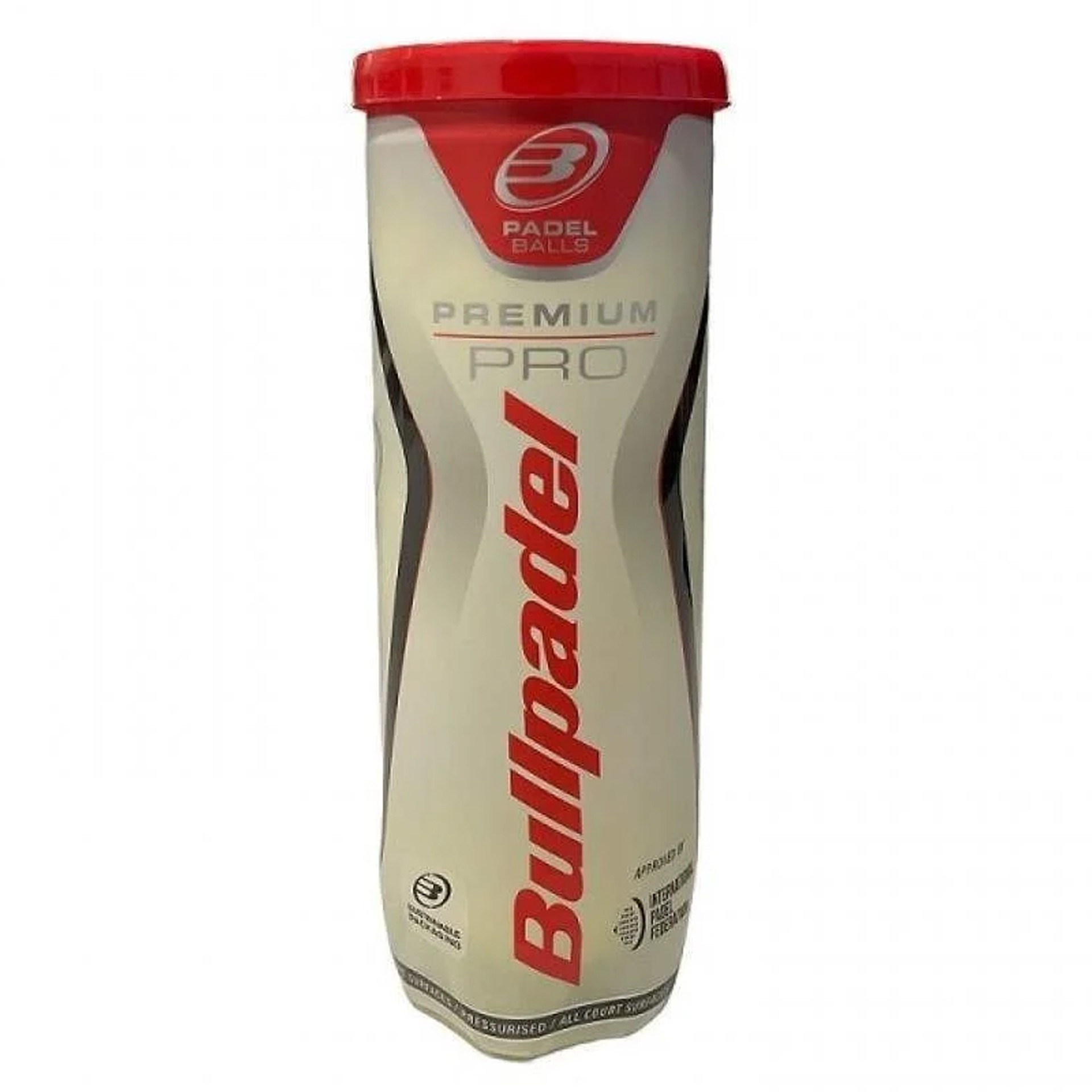 bote 3 pelotas de pádel bullpadel premium pro 2