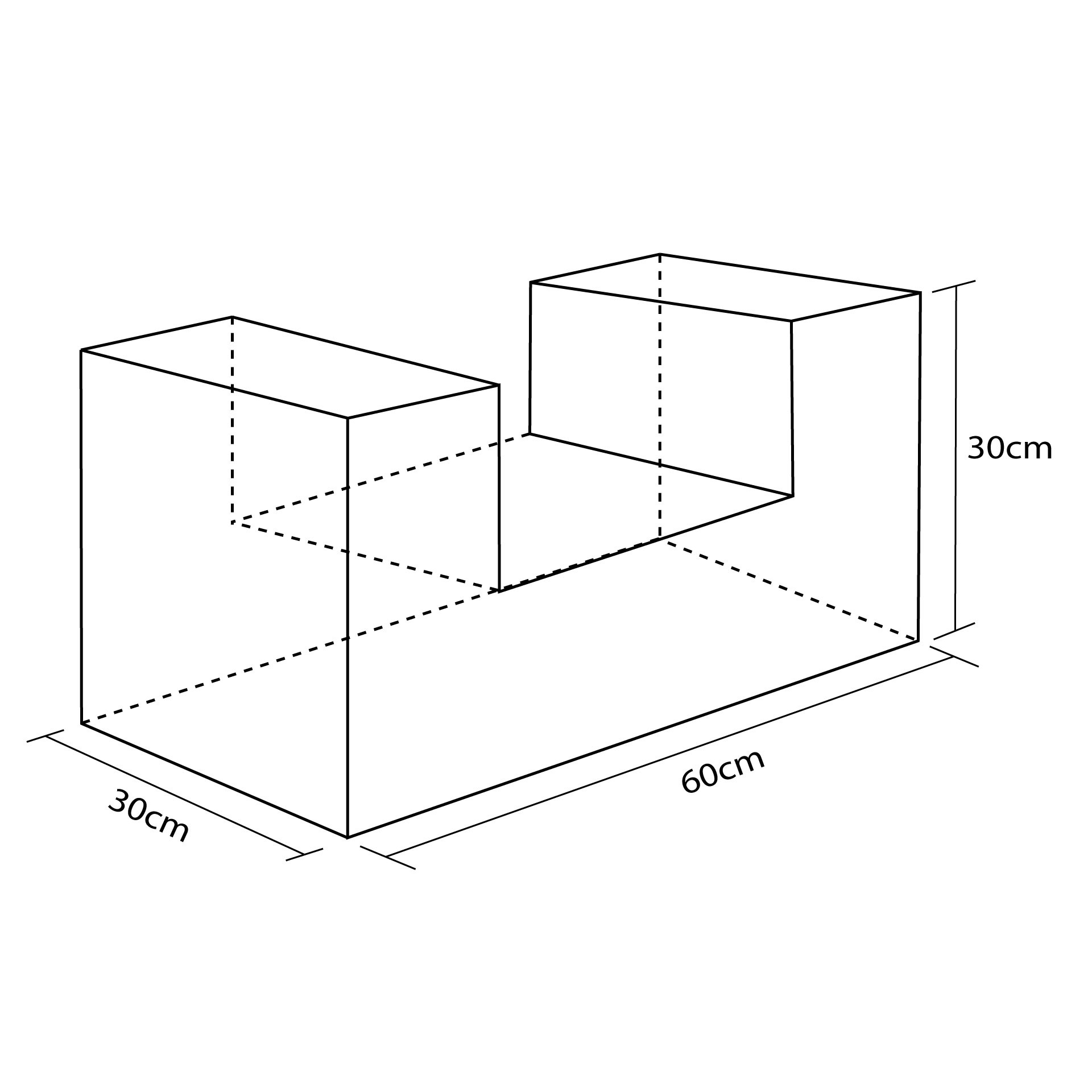 figura miniasiento recto 30x60x30 cm 60x30x30 cm figura miniasiento recto 30x60x30 cm 60x30x30 cm