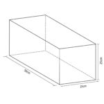 Figura Rectangulo Mediano 50X25X25 Cm - Imagen 3