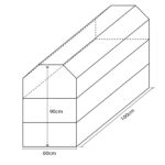 Plinton Desmontable Piramidal De Espuma -Tres Piezas- 100 X 60 X 90 Cm - Imagen 3