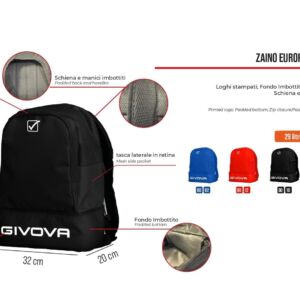 ZAINO EUROPA-givova-sports equipe