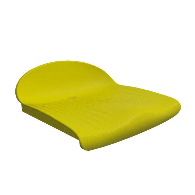 asiento pvc sin respaldo spark sr m4 amarillo 1