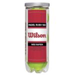 Bote 3 pelotas de pádel wilson 'rush 100' - Imagen 3
