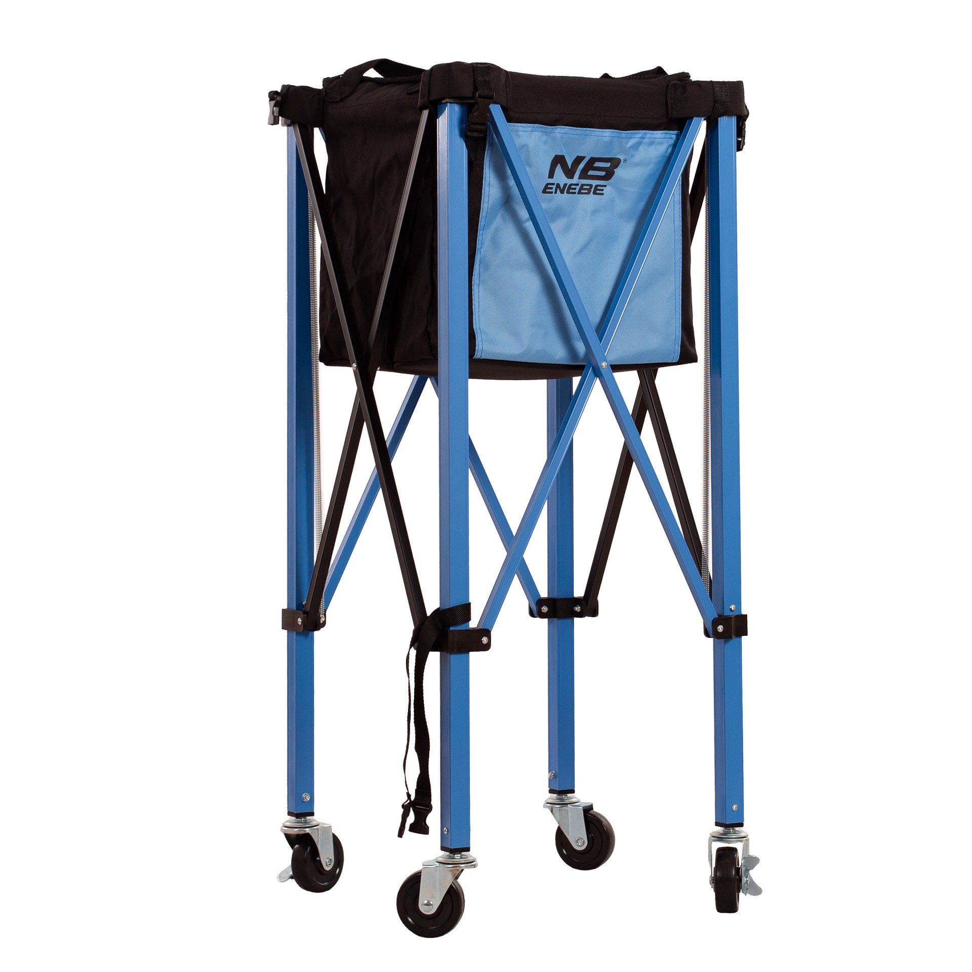 carro portapelotas de tenis/padel/pickleball enebe active única azul negro 6 carro portapelotas de tenis/padel/pickleball enebe active única azul negro 6