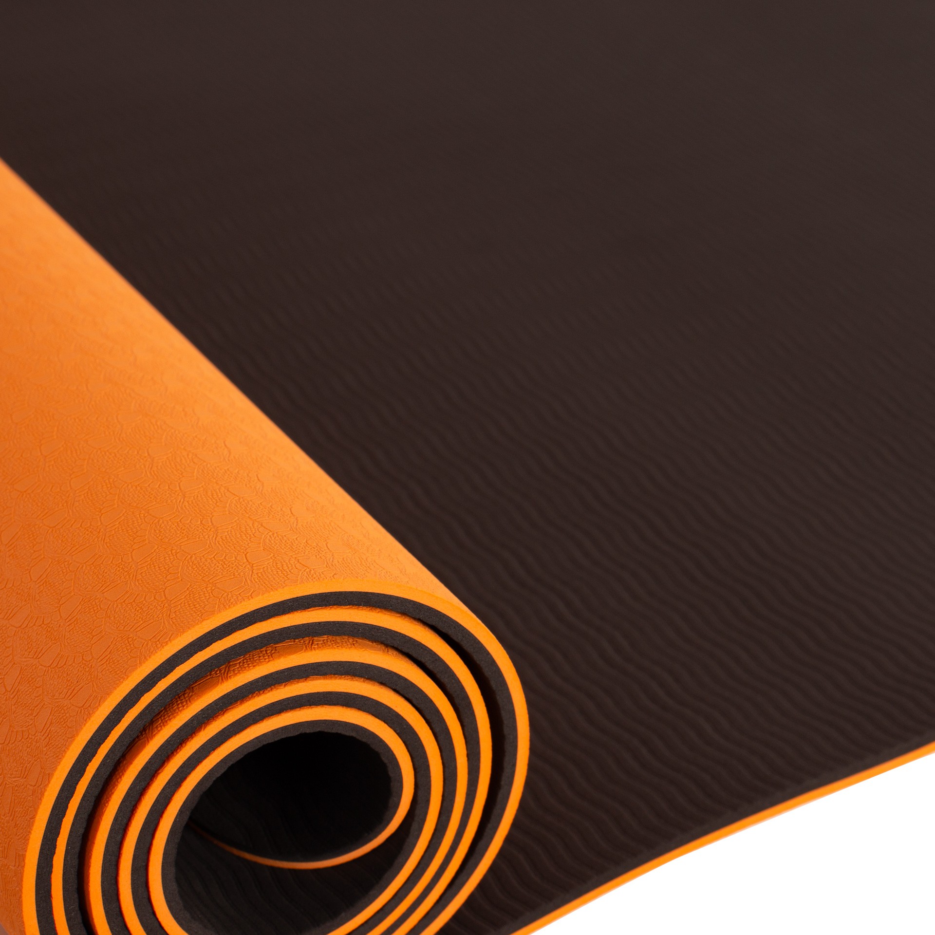 colchoneta pilates dual tpe naranja 183x61x0,6 cm colchoneta pilates dual tpe naranja 183x61x0,6 cm
