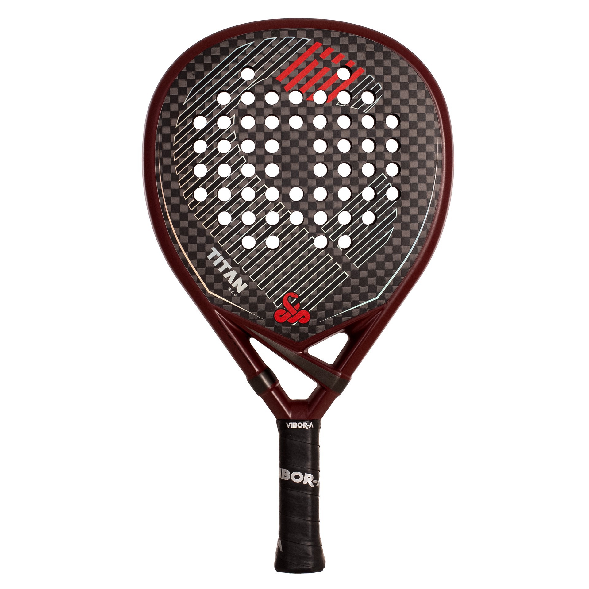 pack pala pádel vibor-a titan 12k red 2