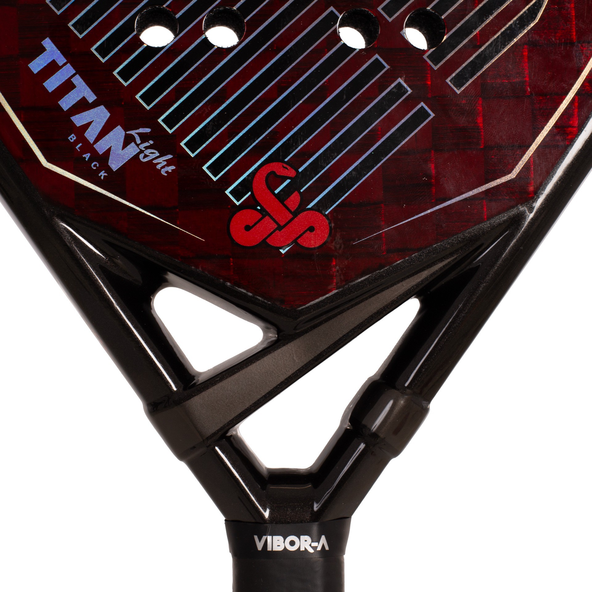 pack pala pádel vibor-a titan black light 5