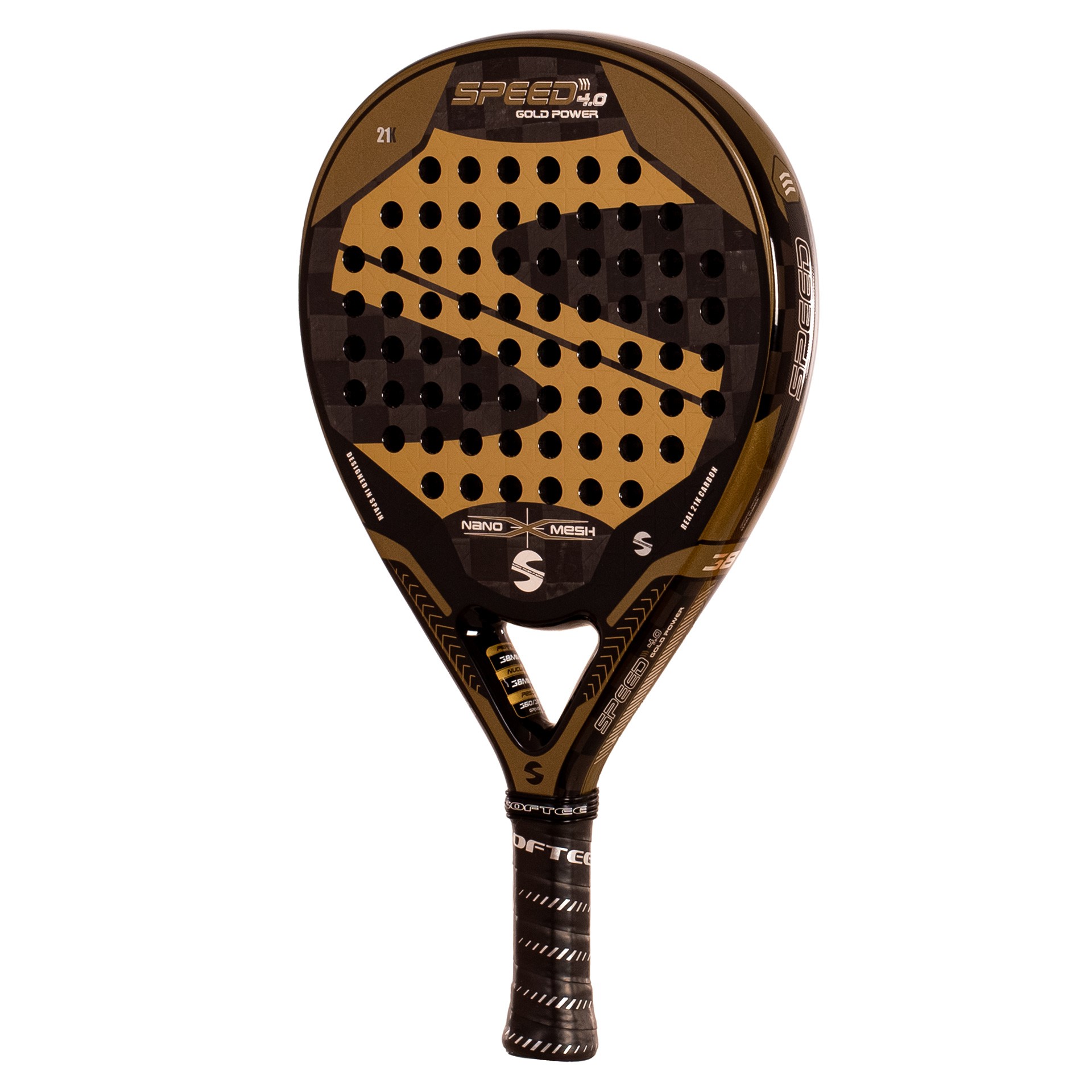 pala pádel softee speed gold power 4.0 nano mesh 3 pala pádel softee speed gold power 4.0 nano mesh 3