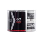 Tarro 60 overgrips black crown perforados blancos - Imagen 3