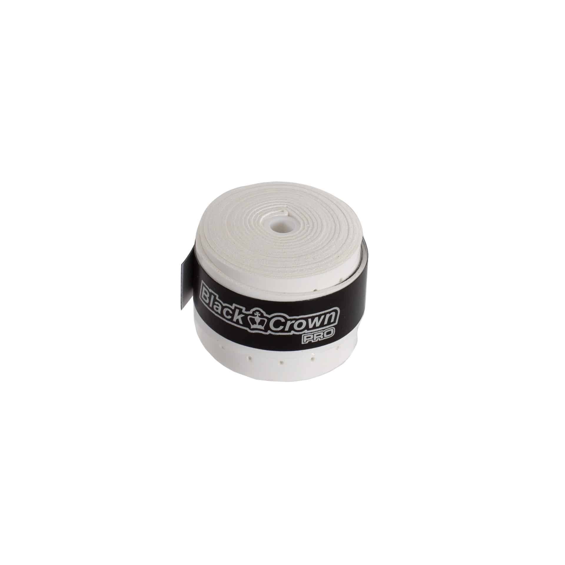 Tarro 60 overgrips black crown perforados blancos - Imagen 6
