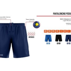 pantalon con bolsillos givova- sports equipe-
