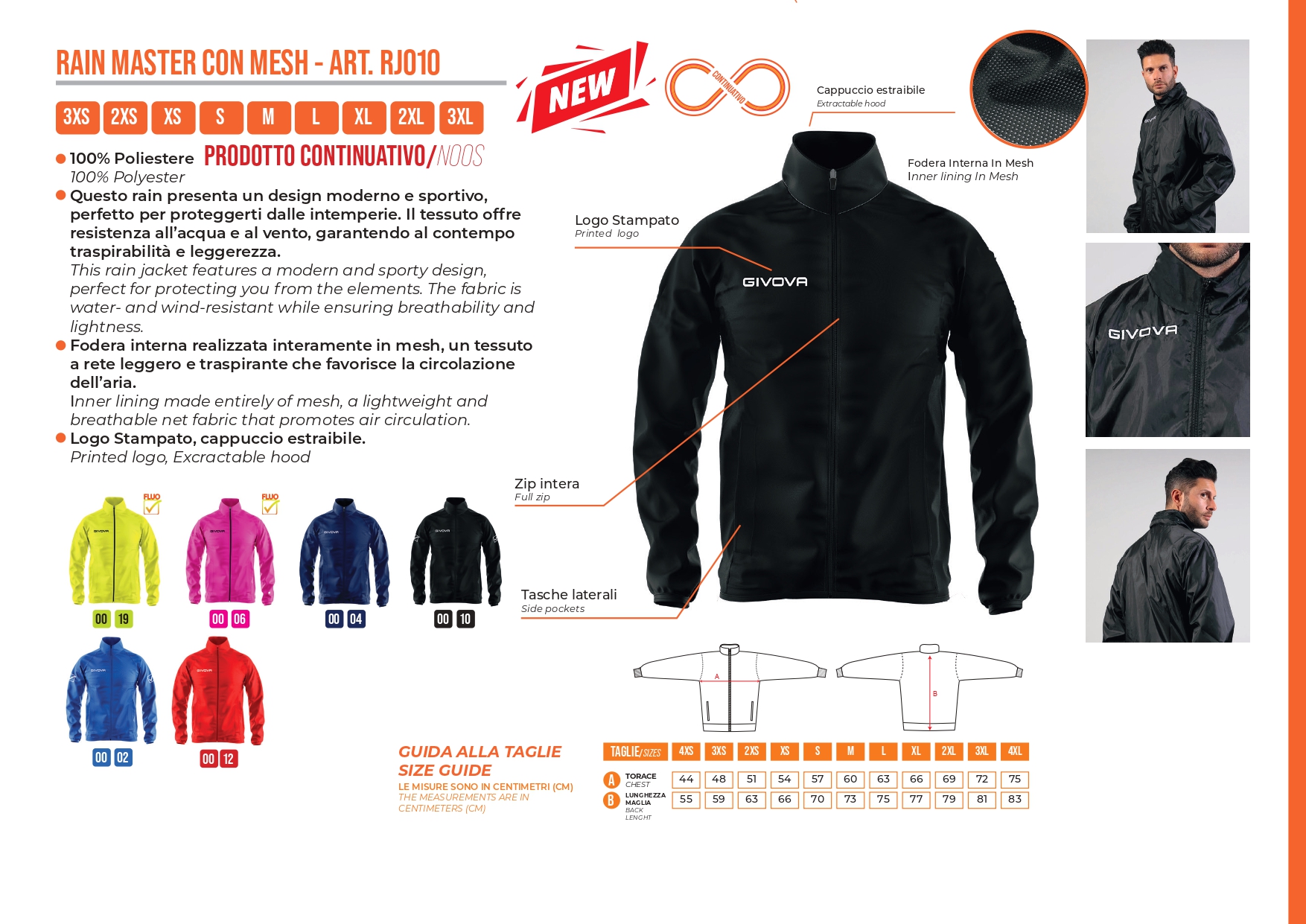 rain master givova- sports equipe rain master givova- sports equipe