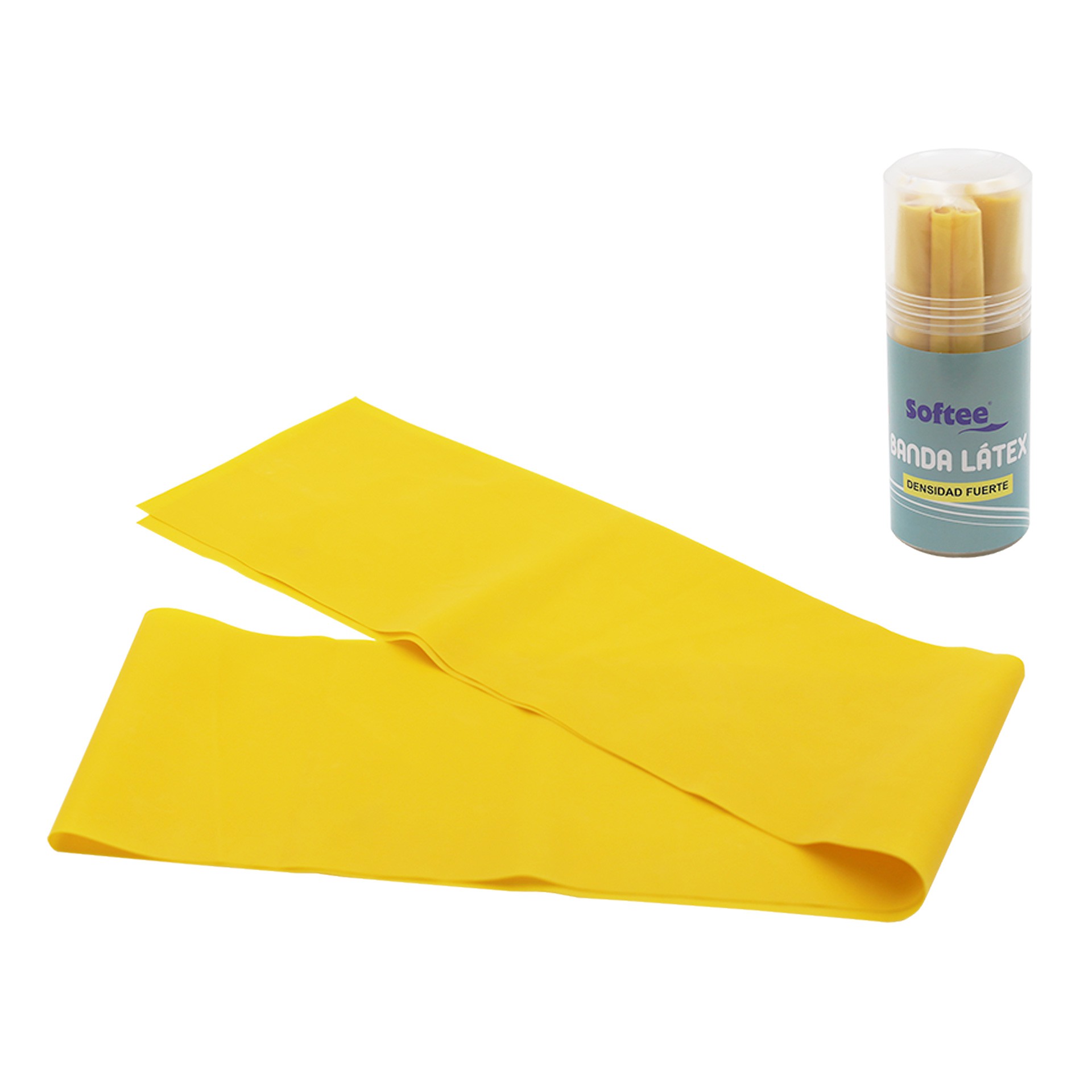 banda de latex softee densidad fuerte en tubo 1,5 mts