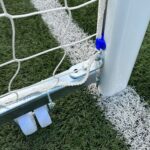 Juego Porterias Aluminio Futbol 7 120X100 Mm Abatibles Con Arquillos Cincados - Imagen 4