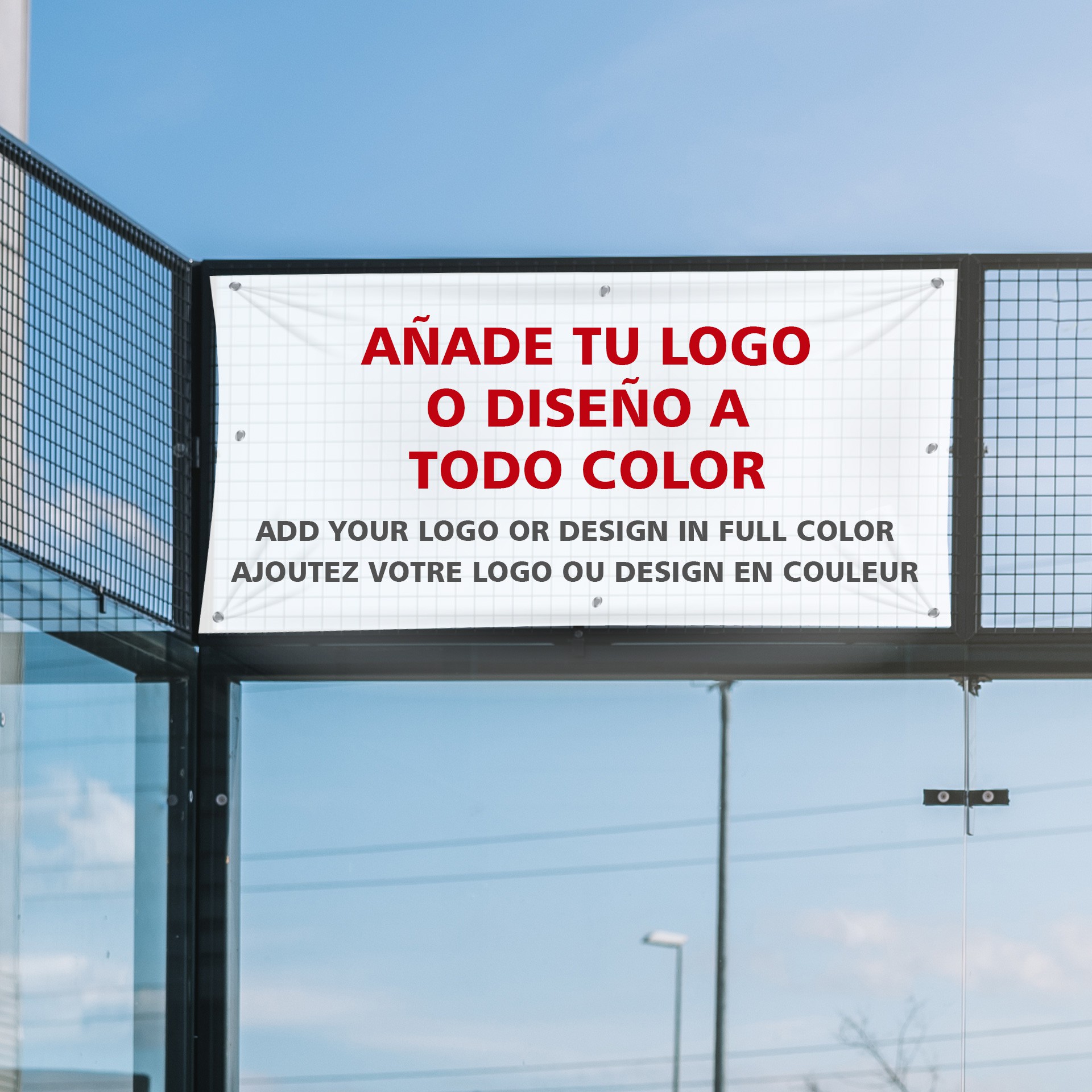 lona textil con tu marca Lona textil personalizada - Imagen 1