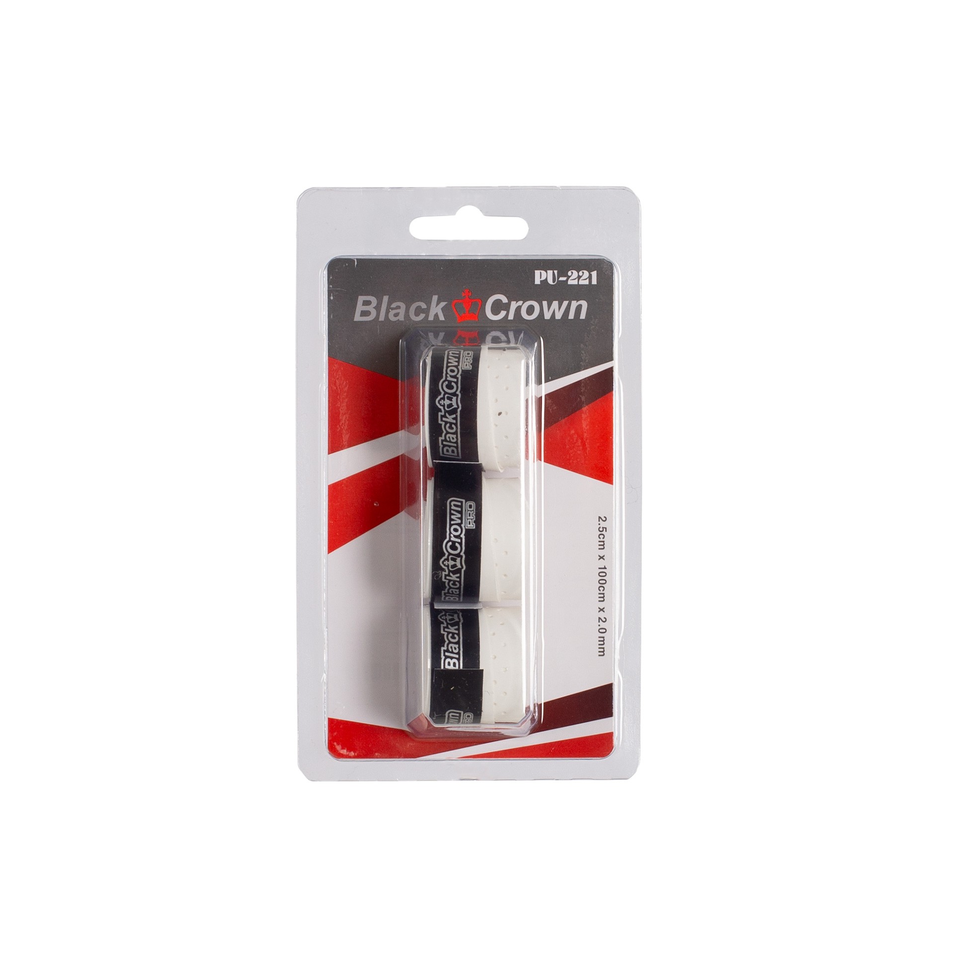 Blister 3 overgrips black crown perforados - Imagen 6