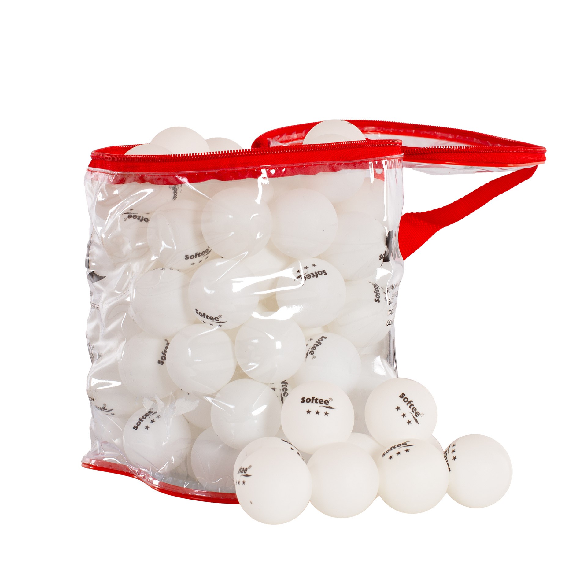 Bolsa 100 pelotas pp tenis de mesa softee - Imagen 11