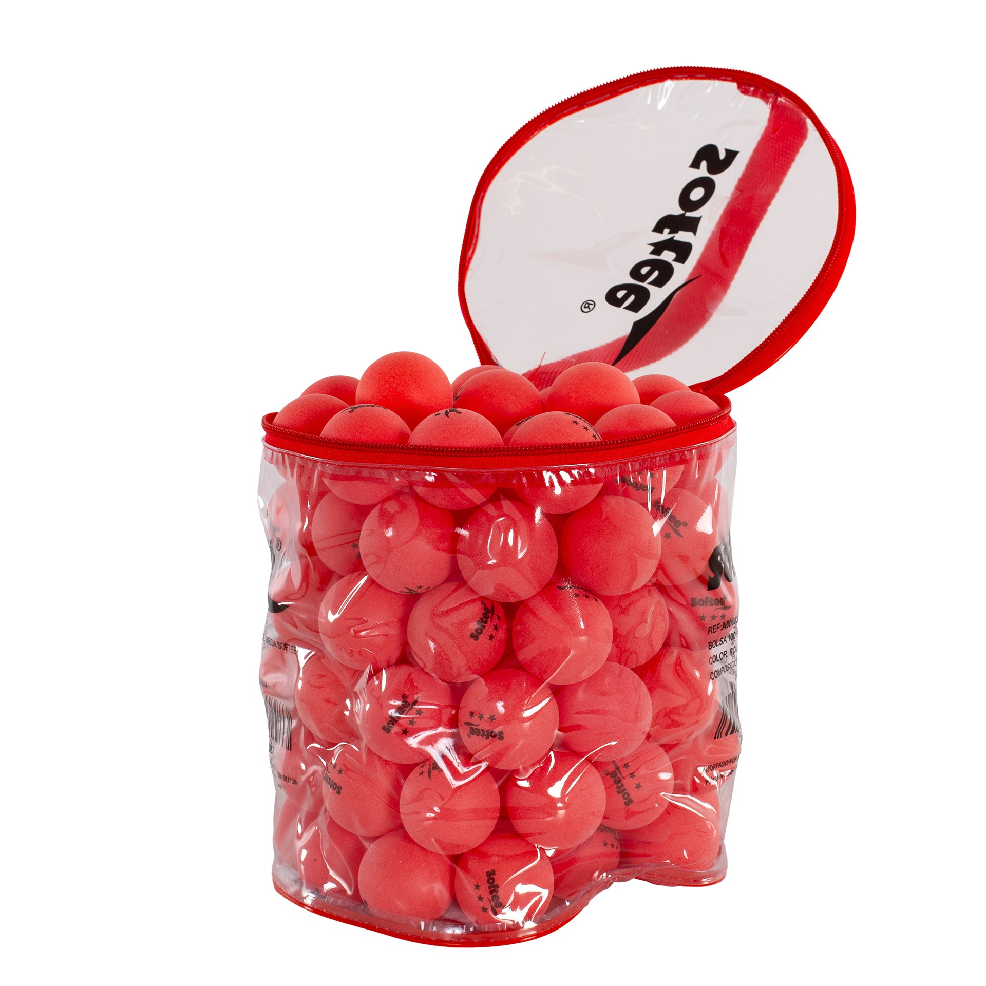 Bolsa 100 pelotas pp tenis de mesa softee - Imagen 6