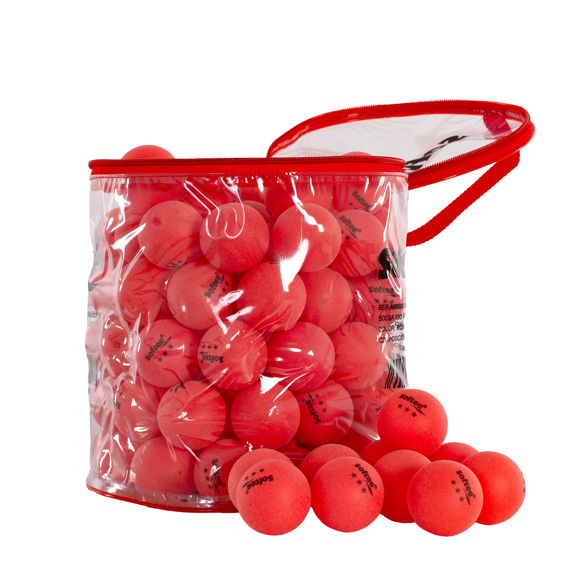 Bolsa 100 pelotas pp tenis de mesa softee - Imagen 7