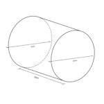 Figura Mini Cilindro 25X25 Cm Ø - Imagen 2