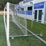 Juego Porterias Aluminio Futbol 7 90 Mm Abatibles Con Arquillos Cincados - Imagen 4