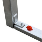 Juego Porterias Futbol Sala/Balonmano (2 Unidades), Metalicas Galvanizadas, Trasladables, 80X80Mm, Base 80X40Mm. - Imagen 8