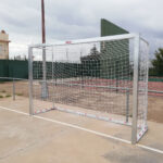 Juego Porterias Futbol Sala/Balonmano (2 Unidades), Metalicas Galvanizadas, Trasladables, 80X80Mm, Base 80X40Mm. - Imagen 6