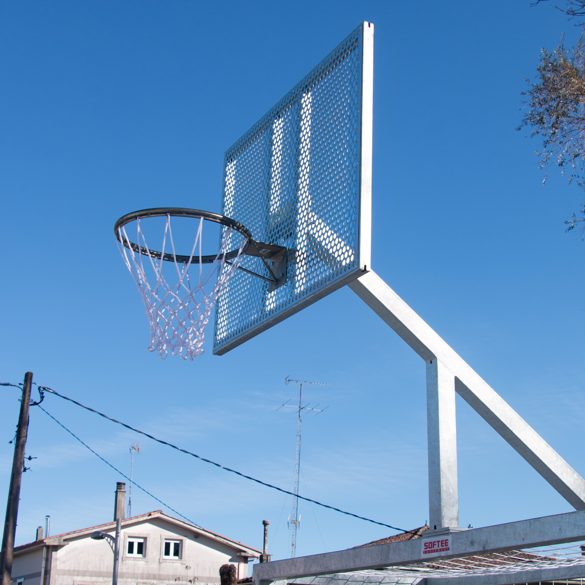 Juego Porterias Galvanizadas Futbo Sala/Balonmano - Canasta Basket - Imagen 2