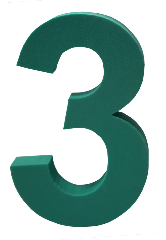 Lote 5 minitapices numeros colores variados - Imagen 5
