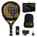 Pack pala de pádel vibor-a black mamba evo pro black - Imagen 2