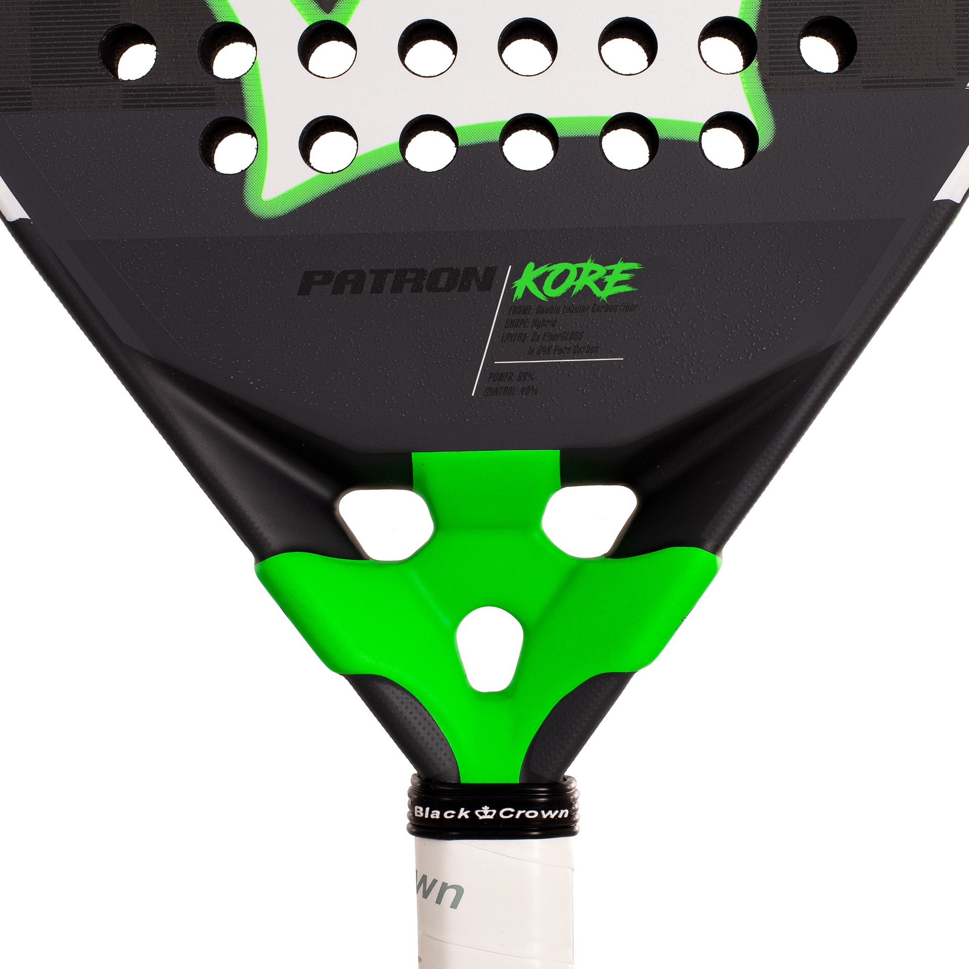 Pala de pádel black crown patron kore - Imagen 5