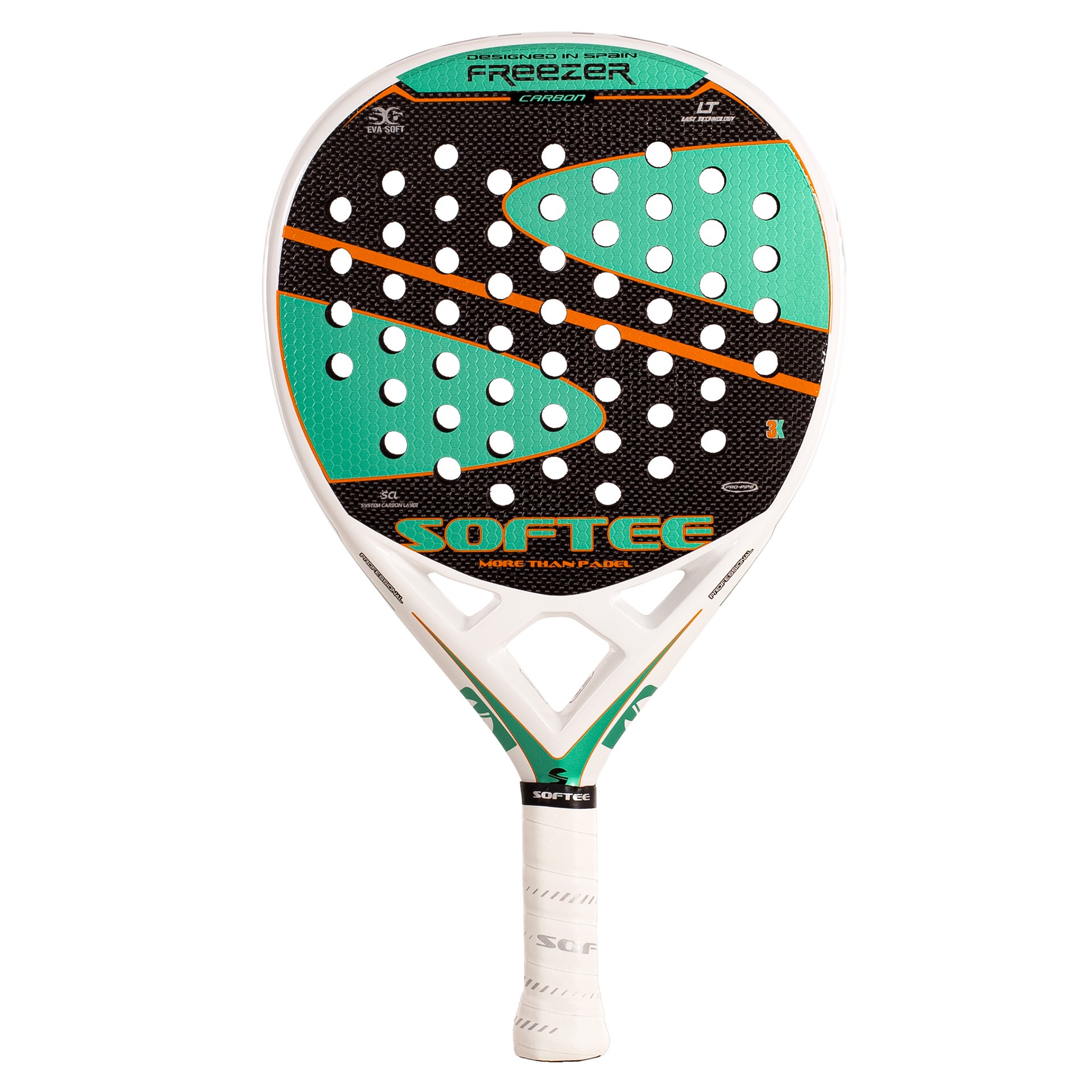 Pala pádel softee freezer carbon 3k verde sft - Imagen 2