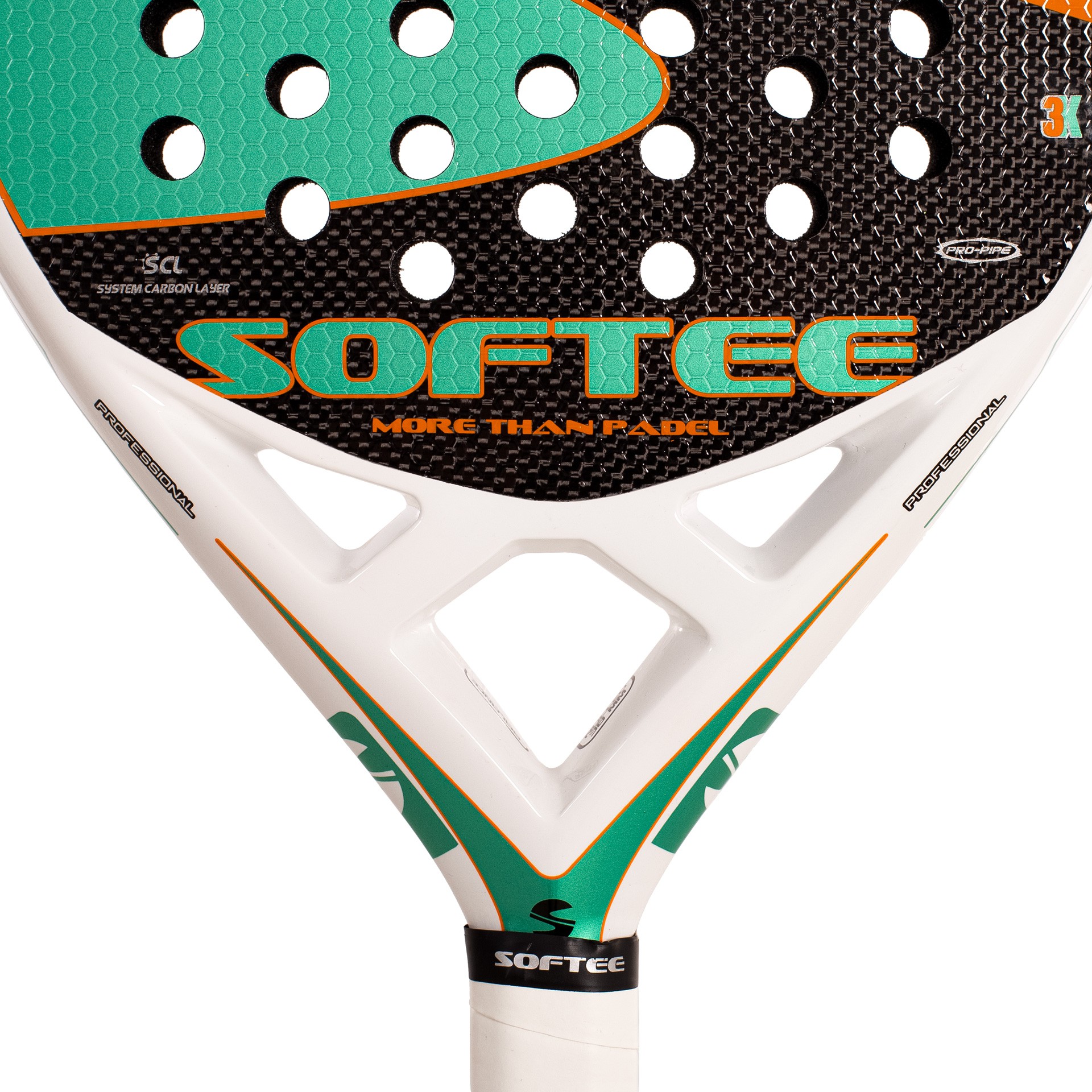 Pala pádel softee freezer carbon 3k verde sft - Imagen 7