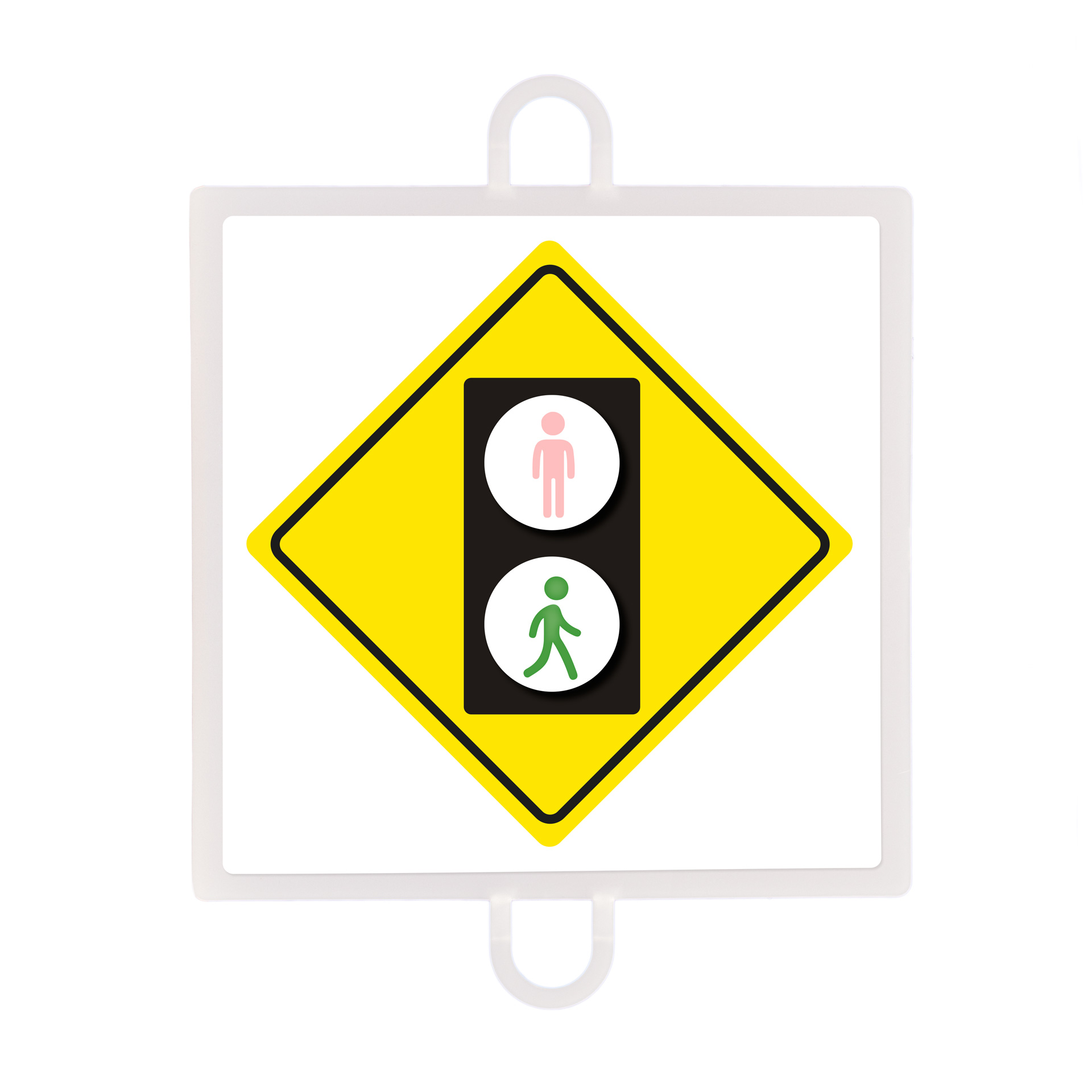 Panel De Señalizacion Trafico De Advertencia Nº 4 (Peatones Verde) - Imagen 2