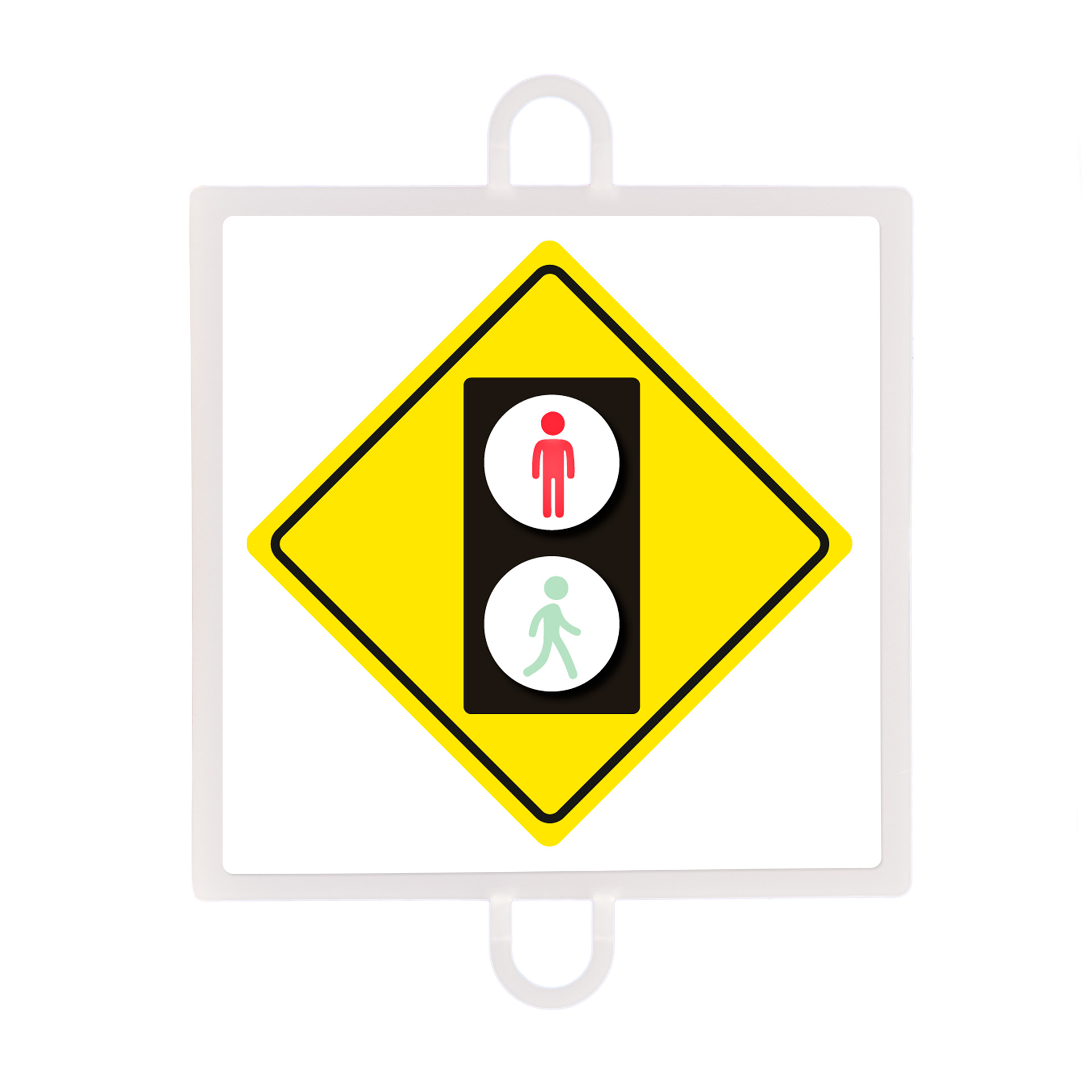 Panel De Señalizacion Trafico De Advertencia Nº 5 (Peatones Rojo) - Imagen 2
