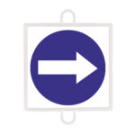 Panel De Señalizacion Trafico De Obligacion Nº 2 (Sentido Dcha) - Imagen 2