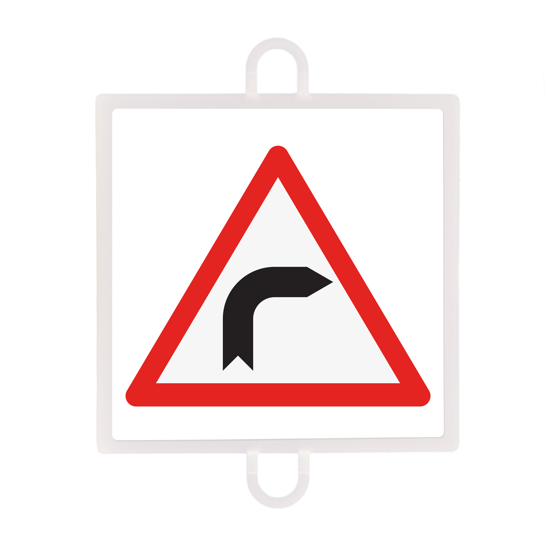 Panel De Señalizacion Trafico De Peligro Nº 11 (Curva Derecha) - Imagen 2