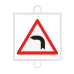 Panel De Señalizacion Trafico De Peligro Nº 12 (Curva Izquierda) - Imagen 2