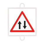 Panel De Señalizacion Trafico De Peligro Nº 6 (Dos Sentidos) - Imagen 2