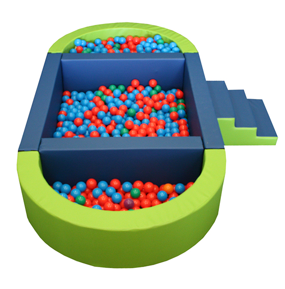 Piscina Ovalada Plus Llenado Pelotas, 300 X 150 X 40 Cm Alto X 15 Cm Ancho (Transformable En Dos) - Imagen 4