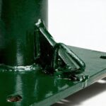 Poste metálico 6m para red protección con pletina para atornillar - Imagen 2