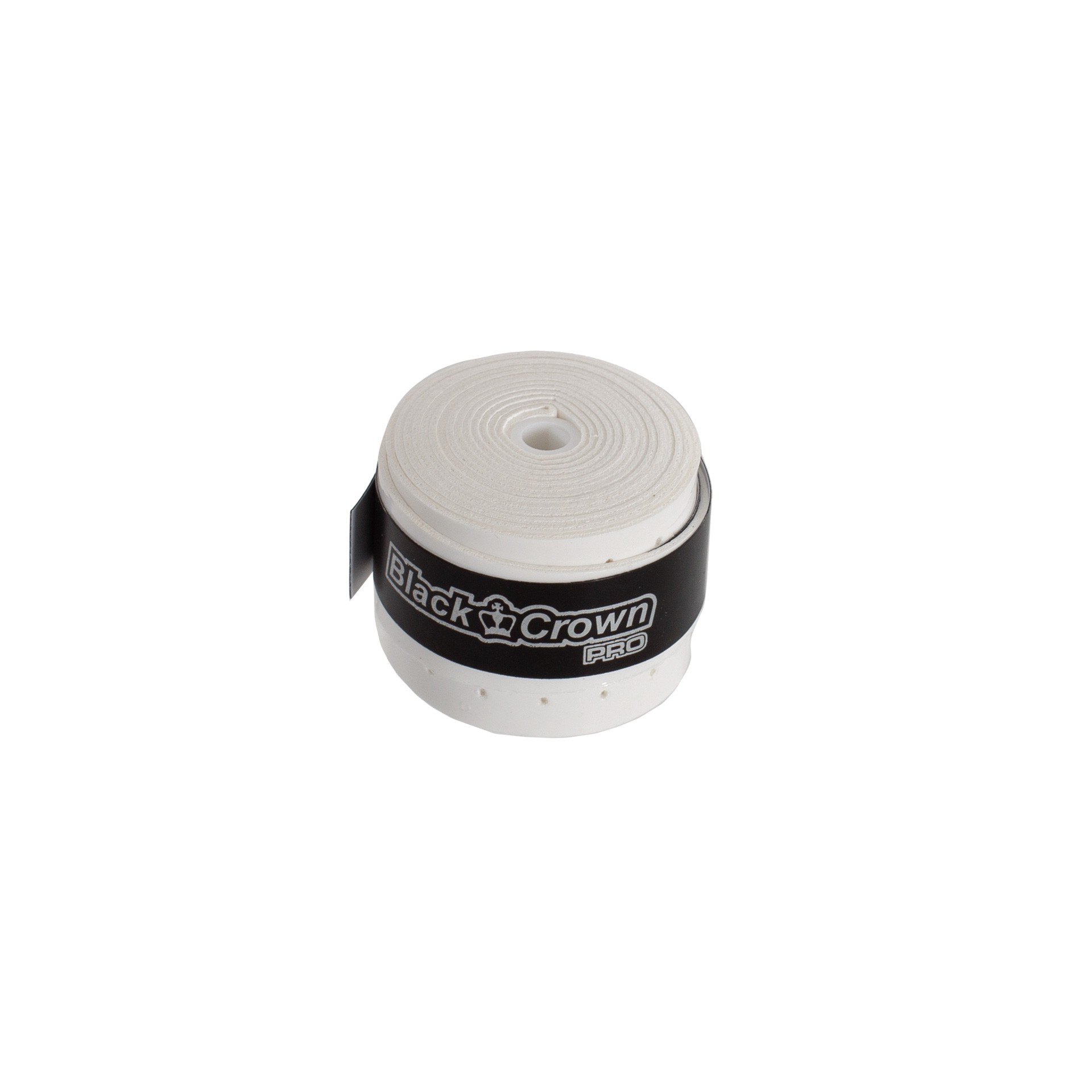 Tarro 60 overgrips black crown perforados blancos - Imagen 3