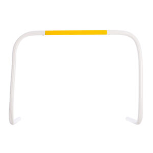 Valla antilesión bicolor Softee de 50 cm vista de frente