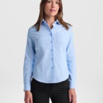 Camisa hostelería manga larga mujer