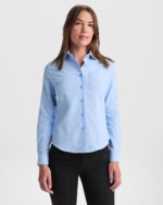Camisa hostelería manga larga mujer