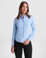 Camisa hostelería manga larga mujer - Imagen 2