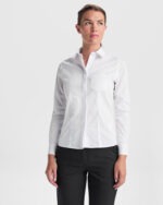 Camisa hostelería manga larga mujer - Imagen 2