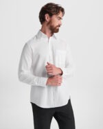 Camisa hosteleria manga larga hombre - Imagen 2