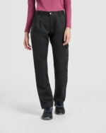 Pantalón largo multibolsillos mujer